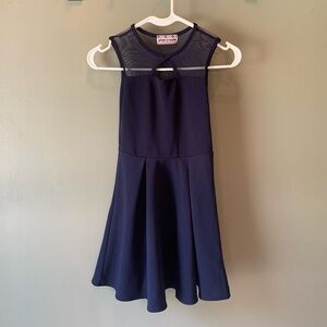 Girls Size 10 Navy Dress